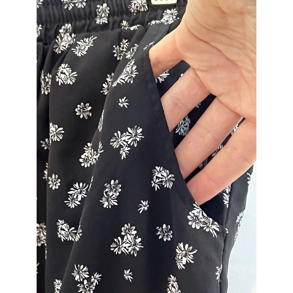 Seventeen Flower Print Harem Pants, Elastic Waist,‎ Pockets, Women's Size Large - Picture 5 of 9